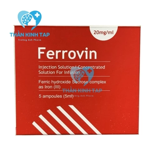 Ferrovin - Sắt 100mg Rafarm S.A