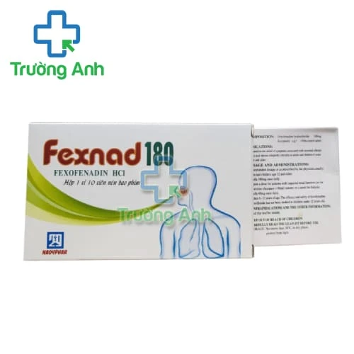 Fexnad 180 - Thuốc điều trị viêm mũi dị ứng, nổi mề đay