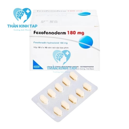 Fexofenaderm 180mg - Điều trị viêm mũi dị ứng theo mùa