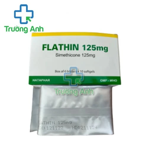 Flathin 125 - Thuốc hỗ trợ điều trị đầy hơi, trướng bụng của Hataphar