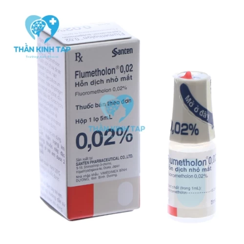Flumetholon 0.02 - Thuốc điều trị bệnh viêm mắt của Nhật Bản