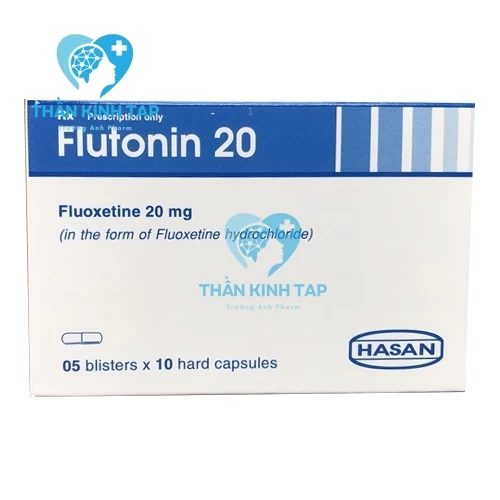 Flutonin 20 Hasan (50 viên) - Thuốc điều trị trầm cảm, rối loạn lưỡng cực