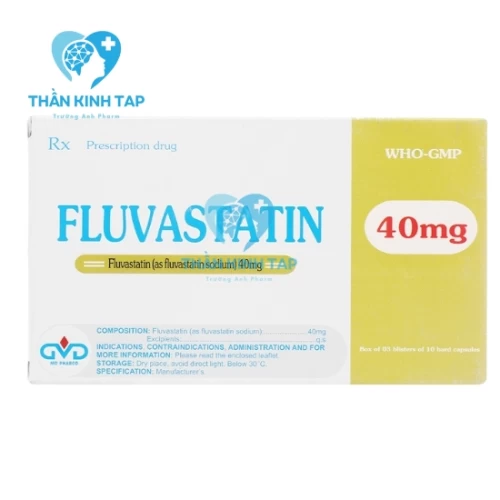 Fluvastatin 40mg - Fluvastatin 40mg MD Pharco