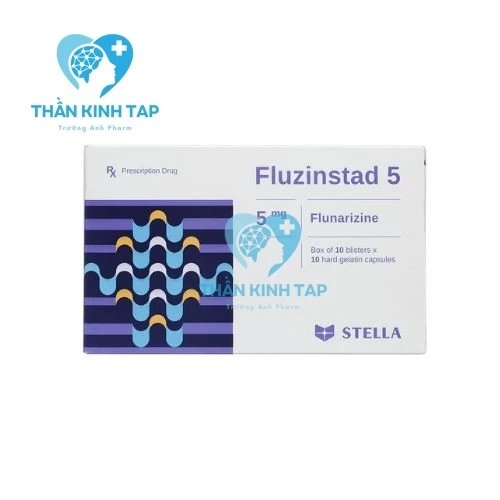 Fluzinstad 5mg Stella - Thuốc điều trị dự phòng các cơn đau nửa đầu