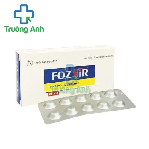 Fozvir - Thuốc điều trị viêm gan B, xơ hóa gan