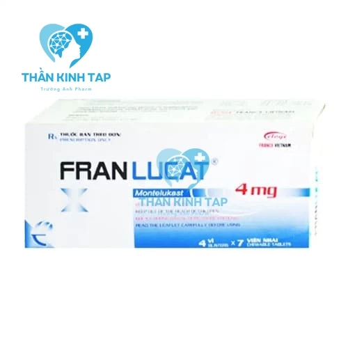 Franlucat 4mg - Thuốc điều trị trị viêm mũi dị ứng, hen suyễn