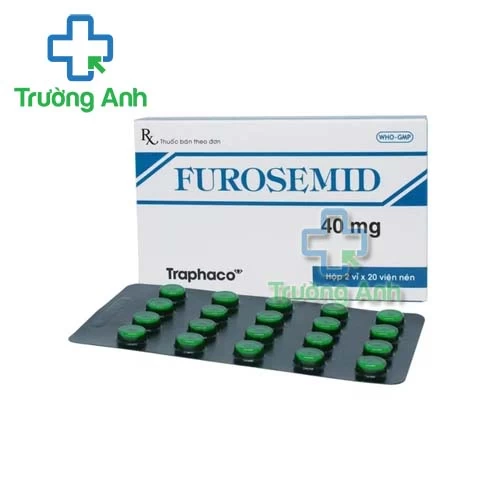 Furosemid 40mg - Thuốc điều trị phù phổi do nhiễm độc thai nghén