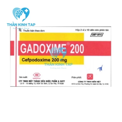 Gadoxime 200 - Thuốc điều trị nhiễm khuẩn đường hô hấp hiệu quả