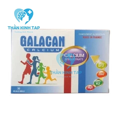 Galacan Novaphyt - Hỗ trợ bổ sung canxi, vitamin D3, vitamin K3