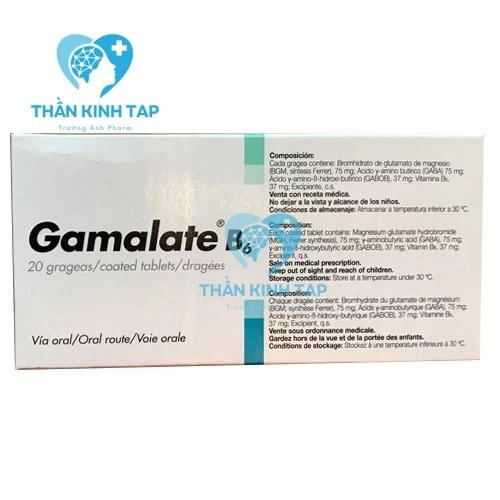 Gamalate B6 - Thuốc hỗ trợ điều trị suy nhược thần kinh