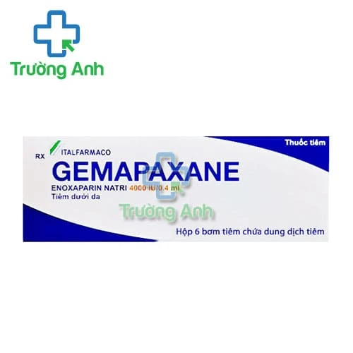 Gemapaxane 4000IU/0.4ml - Thuốc phòng huyết khối tĩnh mạch