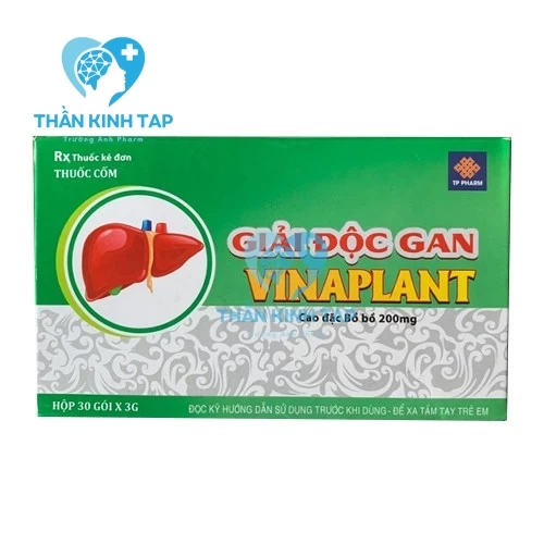 Giải độc gan Vinaplant - Bồ bồ 200mg TP Pharm