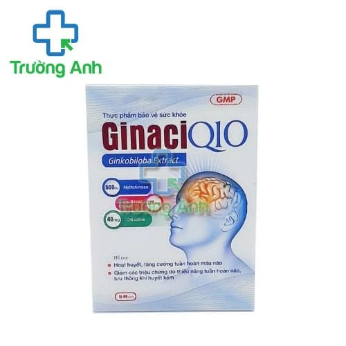 Ginaci Q10 - Hỗ trợ hoạt huyết, tăng cường tuần hoàn máu não