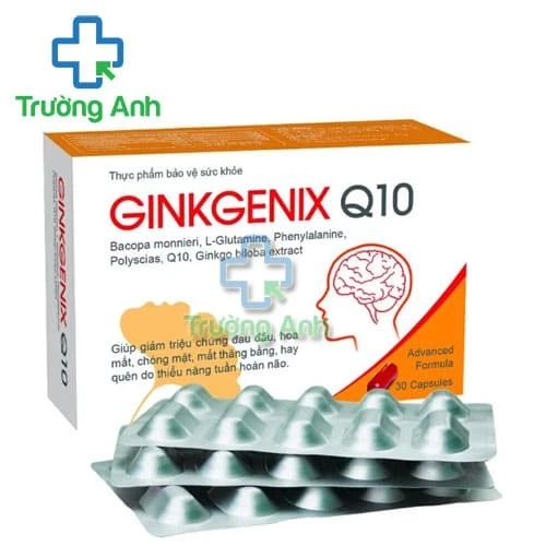 Ginkgenix Q10 - Giúp tăng cường tuần hoàn máu não