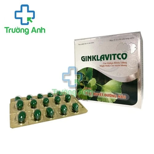 Ginklavitco - Giúp tăng cường lưu thông máu não