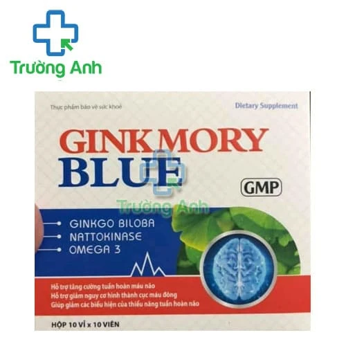 Ginkmory Blue - Hỗ trợ tăng cường tuần hoàn não, giảm nguy cơ hình thành cục máu đông