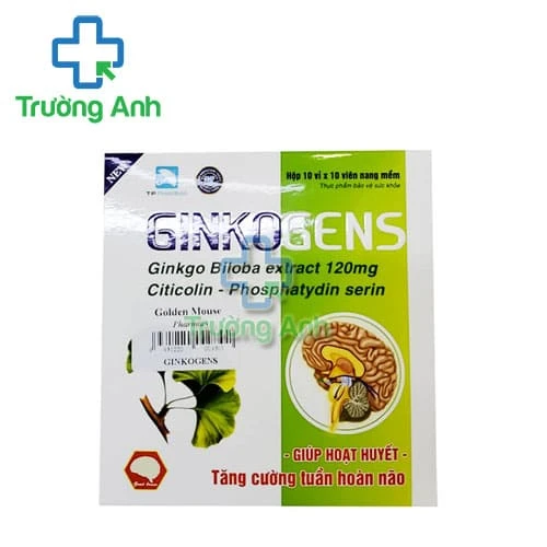 Ginkogens TP Pharm - Hỗ trợ hoạt huyết, tăng cường tuần hoàn máu não