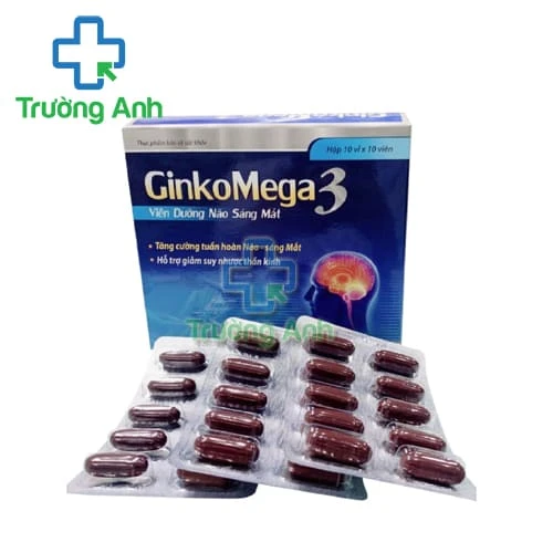 GinkoMega3 Hatapharm - Viên uống dưỡng não, sáng mắt