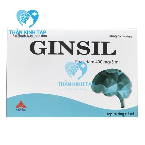 Ginsil - Piracetam 400mg CPC1