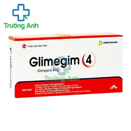 Glimegim 4 - Thuốc điều trị đái tháo đường typ 2