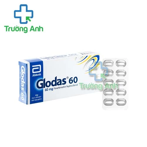 Glodas 60 - Thuốc điều trị viêm mũi dị ứng và mày đay