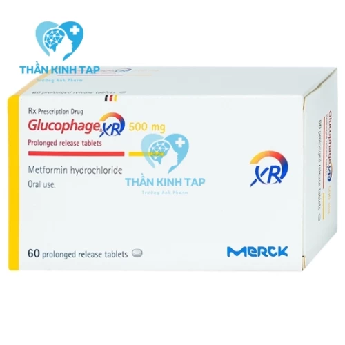Glucophage XR 500mg - Thuốc điều trị đái tháo đường tuýp 2