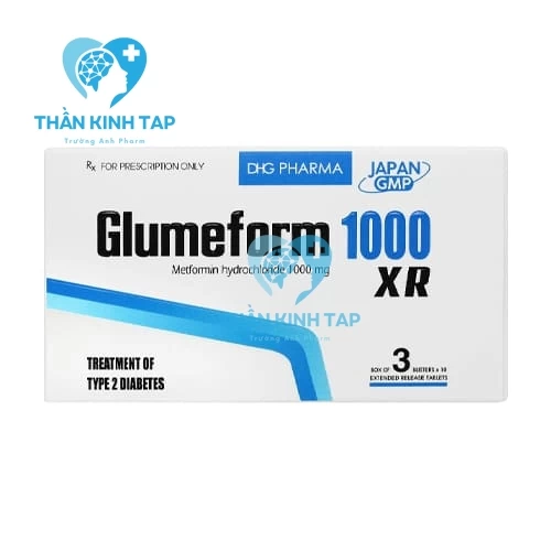 Glumeform 1000 XR - Thuốc điều trị đái tháo đường týp 2