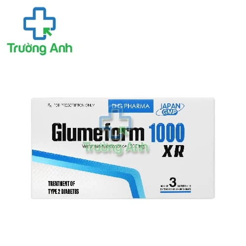 Glumeform 1000 XR - Thuốc điều trị đái tháo đường týp 2