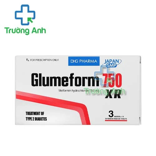 Glumeform 750 XR - Thuốc điều trị tiểu đường ở người lớn