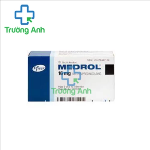 Medrol 16mg - Thuốc điều trị rối loạn nội tiết, kháng viêm