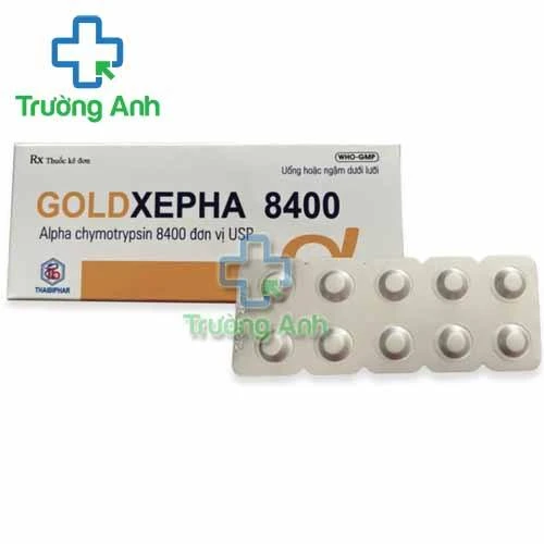 Goldxepha 8400 - Thuốc điều trị viêm sưng, phù nề