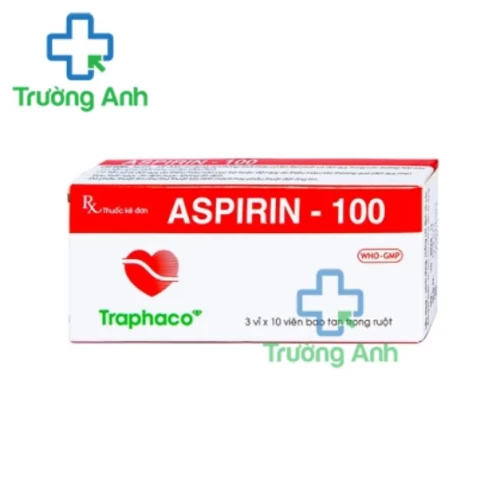 Aspirin-100 - Thuốc phòng ngừa nhồi máu cơ tim, đột quỵ