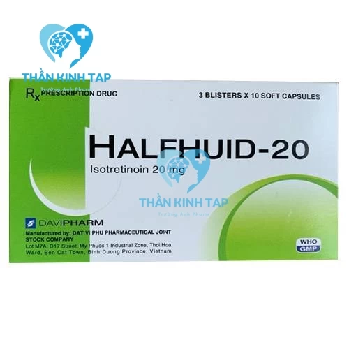 Halfhuid 20mg - Isotretinoin 20mg Davipharm