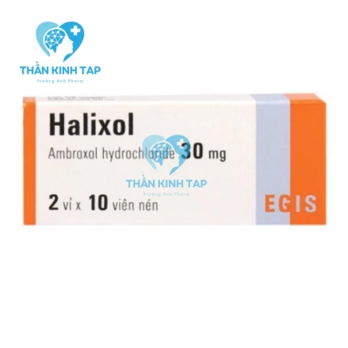 Halixol 30mg - Thuốc điều trị các bệnh tắc nghẽn đường hô hấp cấp tính và mạn tính