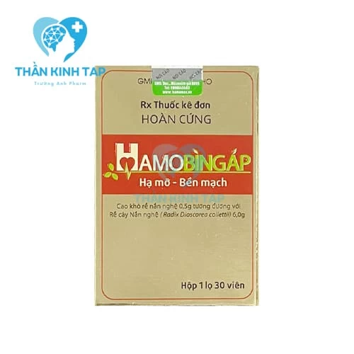 Hamobingap - Thuốc hạ cholesterol máu, hạ huyết áp