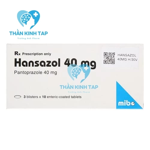 Hansazol 40mg -  Điều trị viêm thực quản, Zollinger-Ellison