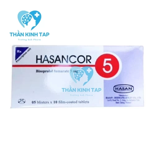 Hasancor 5 - Thuốc điều trị tăng huyết áp, suy tim