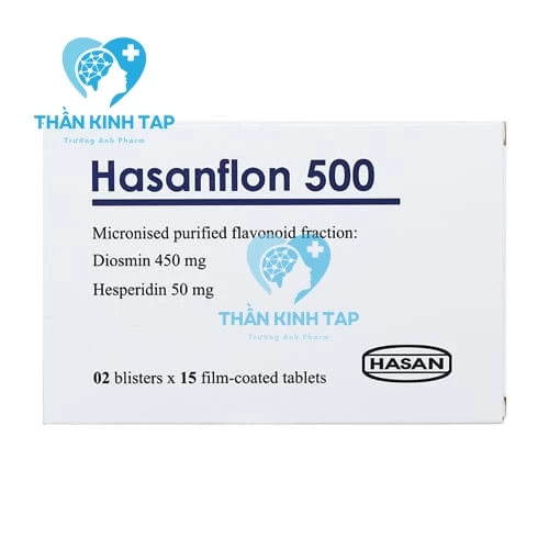 Hasanflon 500 - Thuốc điều trị suy tĩnh mạch mạn tính