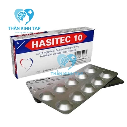 Hasitec 10 - Thuốc điều trị suy tim và tăng huyết áp