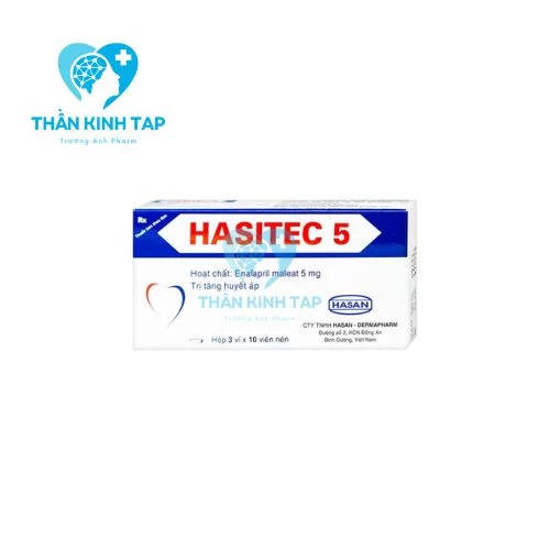 Hasitec 5 - Thuốc điều trị tăng huyết áp và suy tim