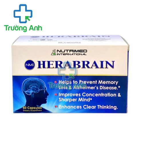 HeraBrain Rasi Labs - Viên uống hỗ trợ tăng cường tuần hoàn não