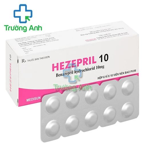 Hezepril 10 - Thuốc điều trị tăng huyết áp và suy tim 