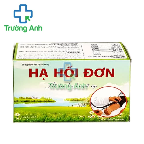 Hạ hồi đơn - Hỗ trợ người bị cao huyết áp, tai biến