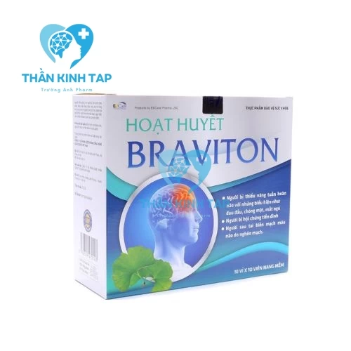 Hoạt huyết Braviton - Hỗ trợ tăng cường tuần hoàn máu não
