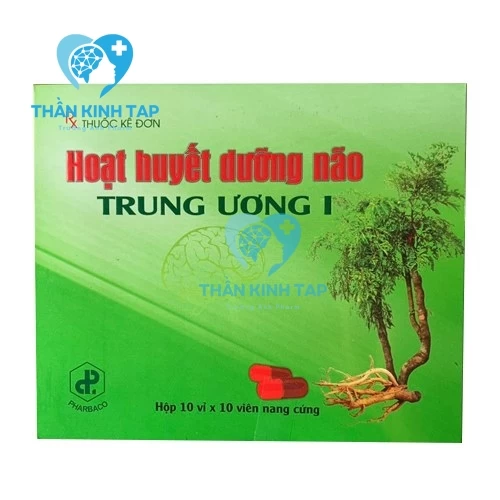 Hoạt Huyết Dưỡng Não Trung Ương 1 - Cao khô rễ Đinh lăng Pharbaco