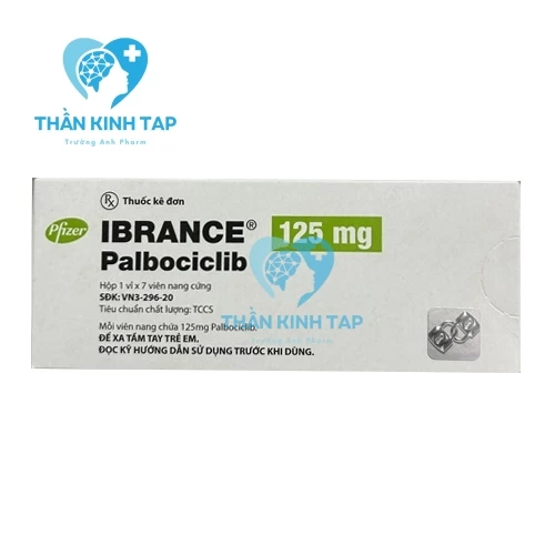 Ibrance 125mg - Thuốc uống điều trị ung thư vú của Pfizer 