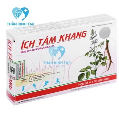 Ích Tâm Khang - hỗ trợ giảm cholesterol, tăng lưu thông máu