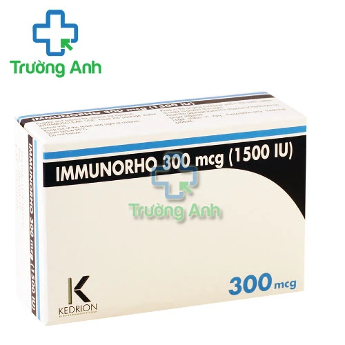 Immunorho - Thuốc tiêm điều trị Rhesus - bệnh tán huyết