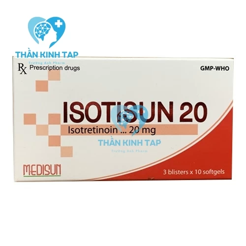 Isotisun 20mg - Isotretinoin Medisun