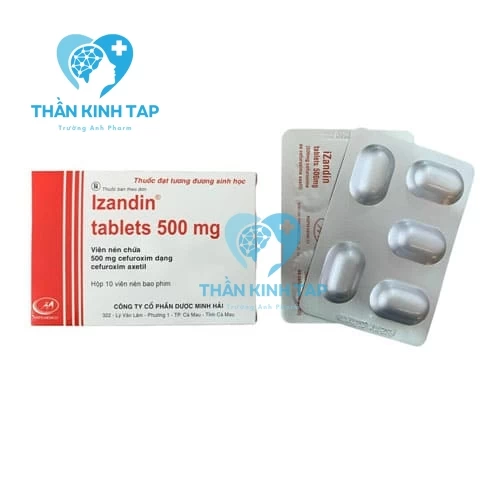 Izandin 500mg - Thuốc điều trị nhiễm khuẩn đường hô hấp 